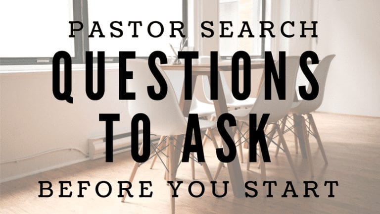 Questions a Pastor Should Ask in an Interview | Josh Weidmann