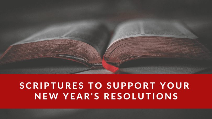 bible verses for New Years resolutions