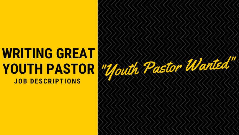 youth pastor job description